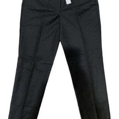 Talbots Straight Black Pants Size 4P NWT