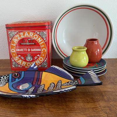 Ben Diller Picasso Humuhumunukuhukuapuaa Hawaiian Reef Fish Platter & More 