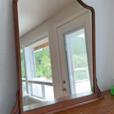 Large Walnut Mirror 