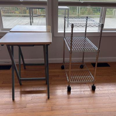 Metal Rolling Wire Cart
