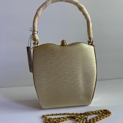 Gold hard case bag + strap