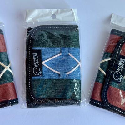 Men's wallets, tri-fold (3 pcs)