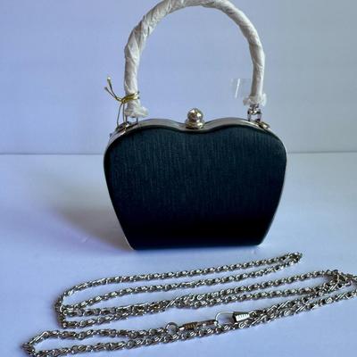 Black and silver hard case bag + strap