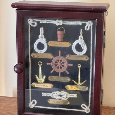 Nautical Shadowbox With Sailor Rope Knots