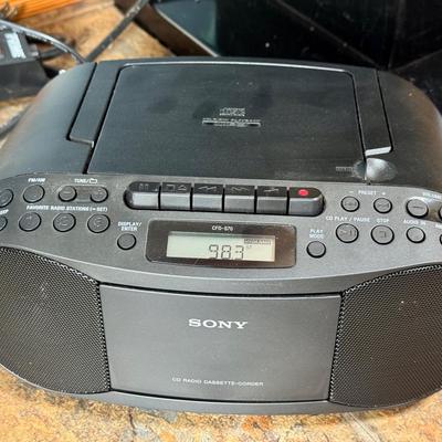 Sony CD Player/Radio-Works
