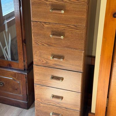 Wooden Filing Cabinet 