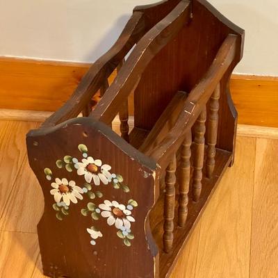 Rustic Magazine Rack 