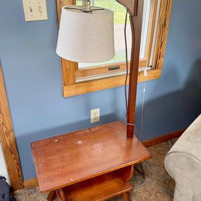 Lamp With Side Table 
