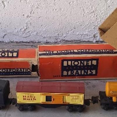 Lionel Train Set w/ Original Boxes – 2056 Engine, Baby Ruth, Shell, NYC Caboose & More