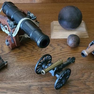 Here Comes The Boom! Historic Cannons And Cannon Ball Collection