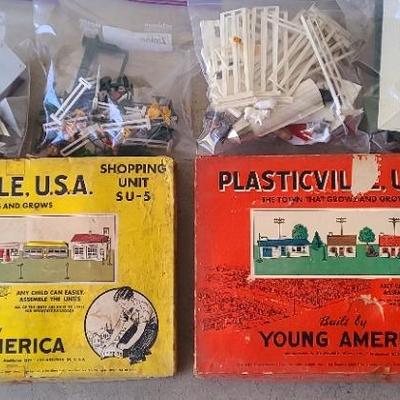 Plasticville U.S.A. Vintage Model Kits by Young America