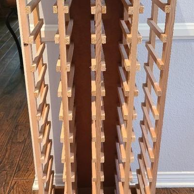 Wooden By Design 36-Bottle Wine Rack – Freestanding Storage Display