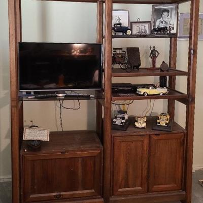Dandy Display/Media Center - Sturdy Storage Solution With Shelving And Cabinets