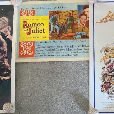 Set of 3 Classic Movie Posters – It’s a Wonderful Life, Romeo and Juliet, American Graffiti