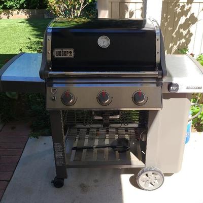 Weber Genesis II 3-Burner Propane Grill with Side Tables