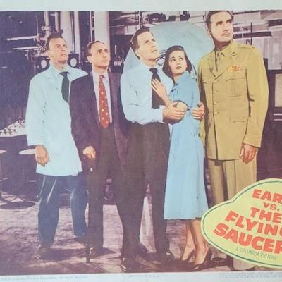 Original 1956 Lobby Card – Earth vs. the Flying Saucers – Columbia Pictures