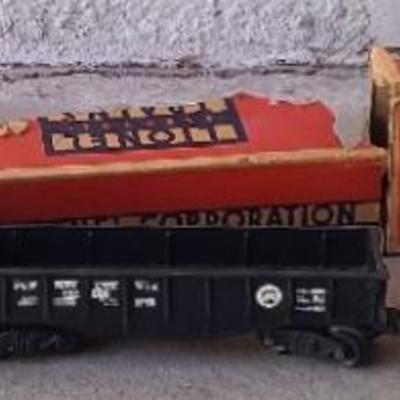 Postwar Lionel O Gauge Train Set with 243 Engine, Cars & Original Boxes