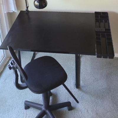 Designer's Dream - Drafting Table With Chair By Studio RTA + Bonus Lamp