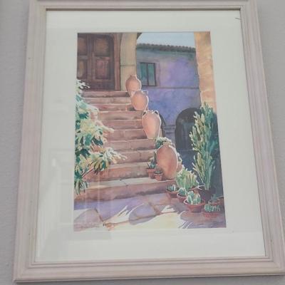 Original "San Pietro In Valle, Umbria, Italy"  Signed By Geri Medway