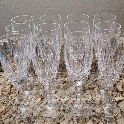 Waterford Wonderment  - Set Of 12 Kildare, Continental Champagne Glasses