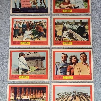 Complete Lobby Card Set – “The Pride and the Passion” (1957) Cary Grant, Frank Sinatra, Sophia Loren