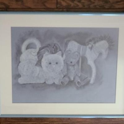 Original "My Friends In Blue" Painting By Barbara Levering 