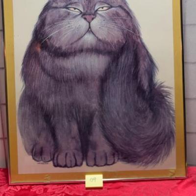 Sale Photo Thumbnail #34: Fat cat print by Larry Nielson
