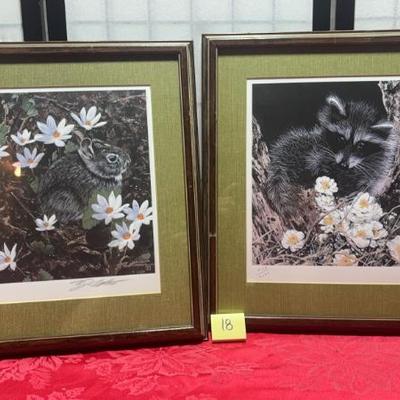 Sale Photo Thumbnail #66: Raccoon and Bunny