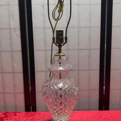 Sale Photo Thumbnail #5: Waterford lamp