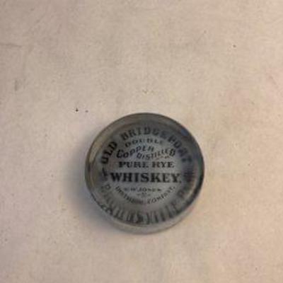 Advertising paperweight whiskey