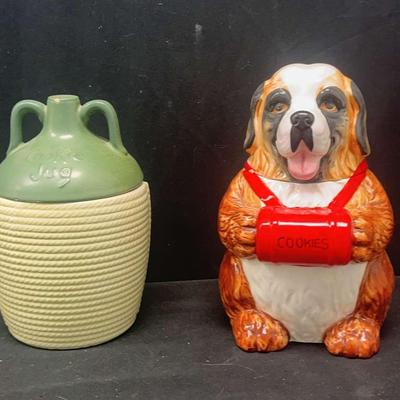 McCoy Jug & Saint Bernard Cookie Jar