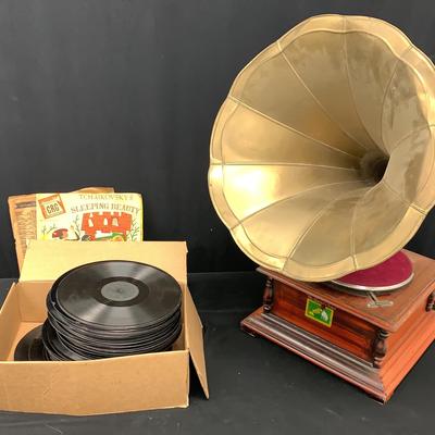 Gramophone W/ Records