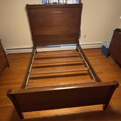 Solid Wood Full Bed Frame