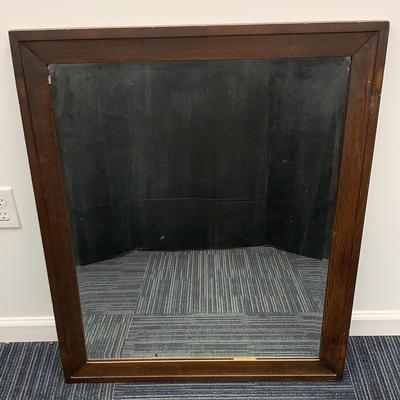 Mirror, Beveled Edges And Sturdy Wood Frame