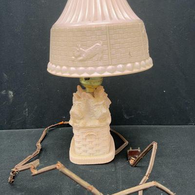 Pink Scottie Dog Boudoir Table Lamp
