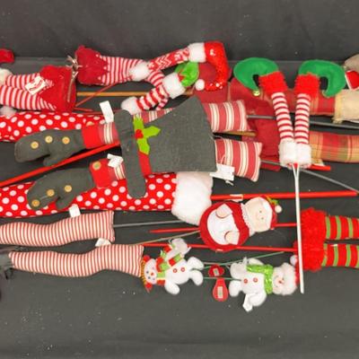 Christmas Elf Skewers For Yards Or Potted Plants