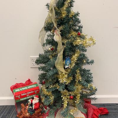 Santa Under The Tree
