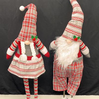 Mr & Mrs Santa Gnome 36”