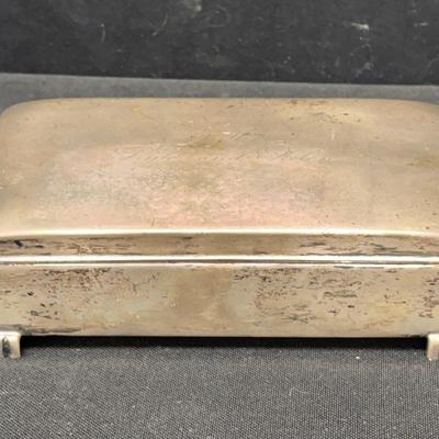 Sterling Cigarette Box By Poule