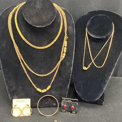 Gold tone Jewelry By Monet