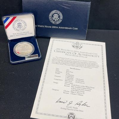 White House 200th Anniversary Coin- Proof