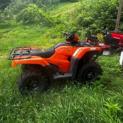 PRE-SELLING $3,750 HONDA Foreman 4x4 TRX500 ATV 1,819 MILES