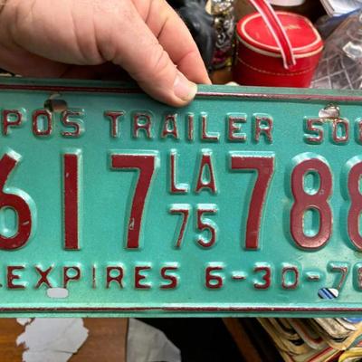 Plt5036 louisiana 1975 pos trailer 500