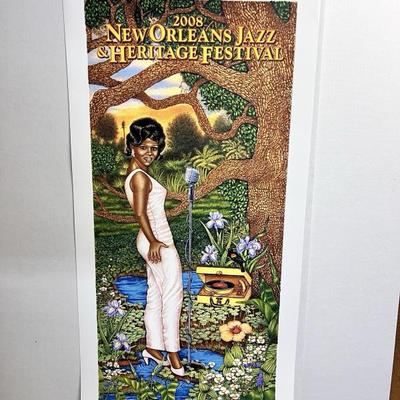 2008 New Orleans Jazz & Heritage Festival Poster Irma Thomas Signed TORN BR2419 $349.99  - AAA Vintage 9017 Airline HWY New Orleans,...