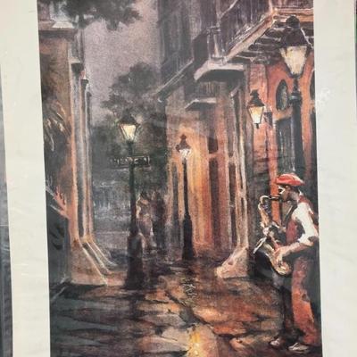 Sale Photo Thumbnail #6: New orleans lights by ann delorge signed 795 950 print aaa2654 $75.00  AAA Vintage Shop 9017 Airline HWY New Orleans LA 70118 By Appointment 10-4 M-S
