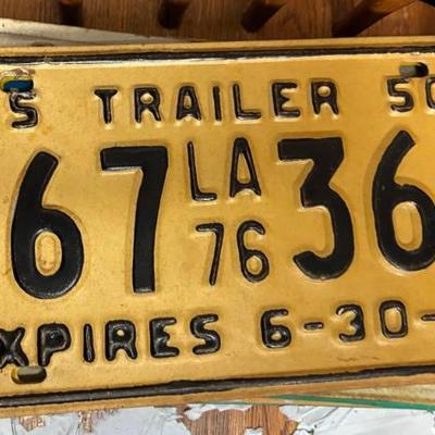 Plt5039 louisiana 1976 pos trailer 500