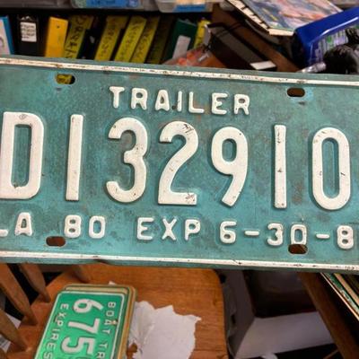 Plt5044 louisiana 1980 trailer