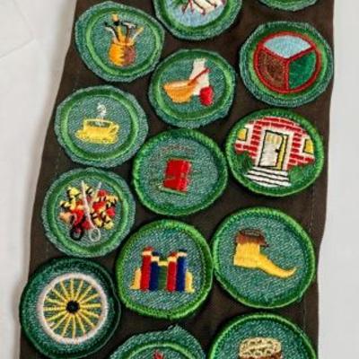 Sale Photo Thumbnail #52: Vintage girl scout sash with many patches jen8084 33.99   - Warehouse: AAA Vintage 712 L And A Rd Suite B Metairie, LA 70001 Hours By Appointment Thursday - Saturday 10-4
