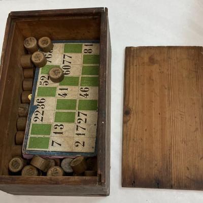 Sale Photo Thumbnail #13: Antique 1800s french jeu de loto game aaa2667 99.99