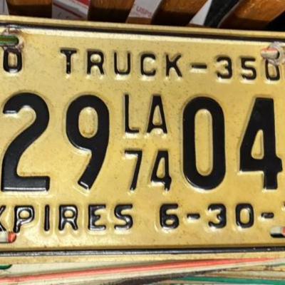 Plt5033 louisiana 1974 truck